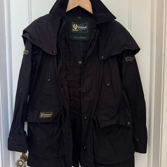 BELSTAFF Storm Master Coat In Black - Picture 1 of 11